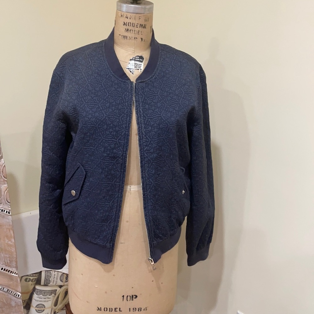 AVEC  LES FILLES quilt stitch bomber style jacket